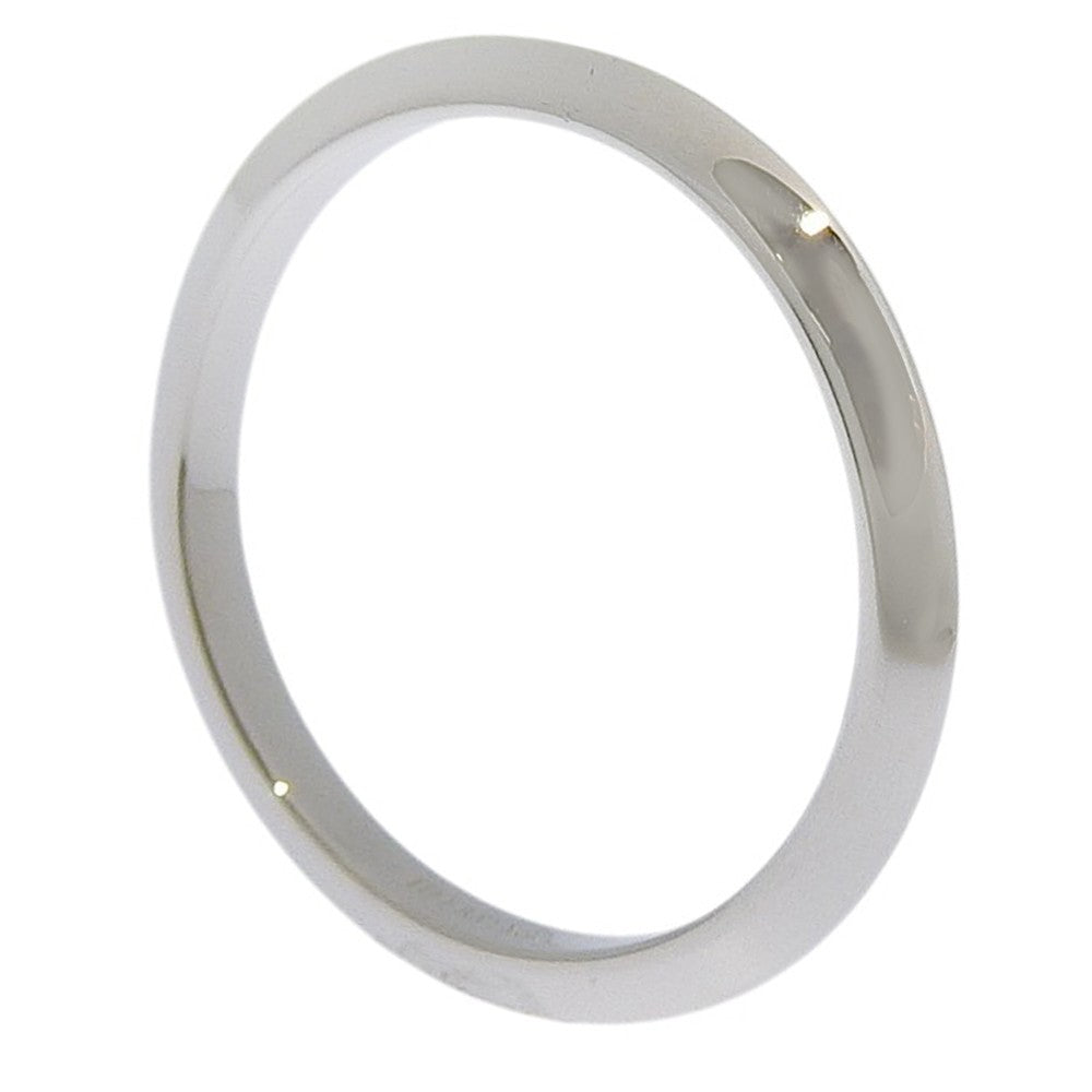 Tiffany & Co. Knife Edge Platinum Silver Platinum Ring Jewelry (Pre-Owned)