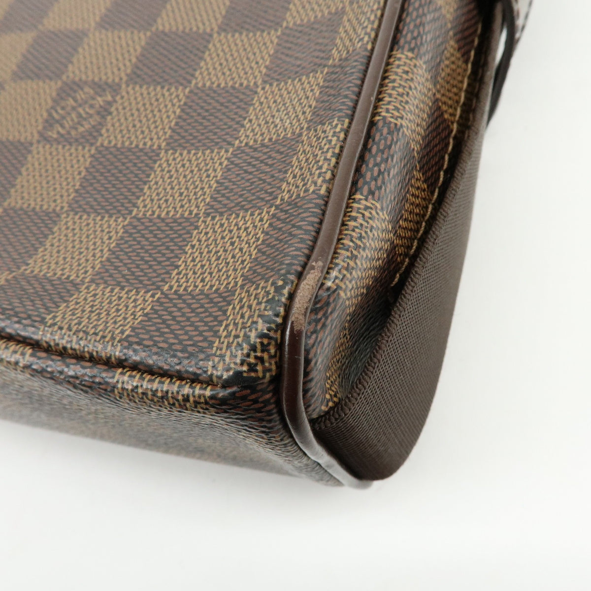Louis Vuitton Olav Damier Brown Canvas Handbag (Pre-Owned)