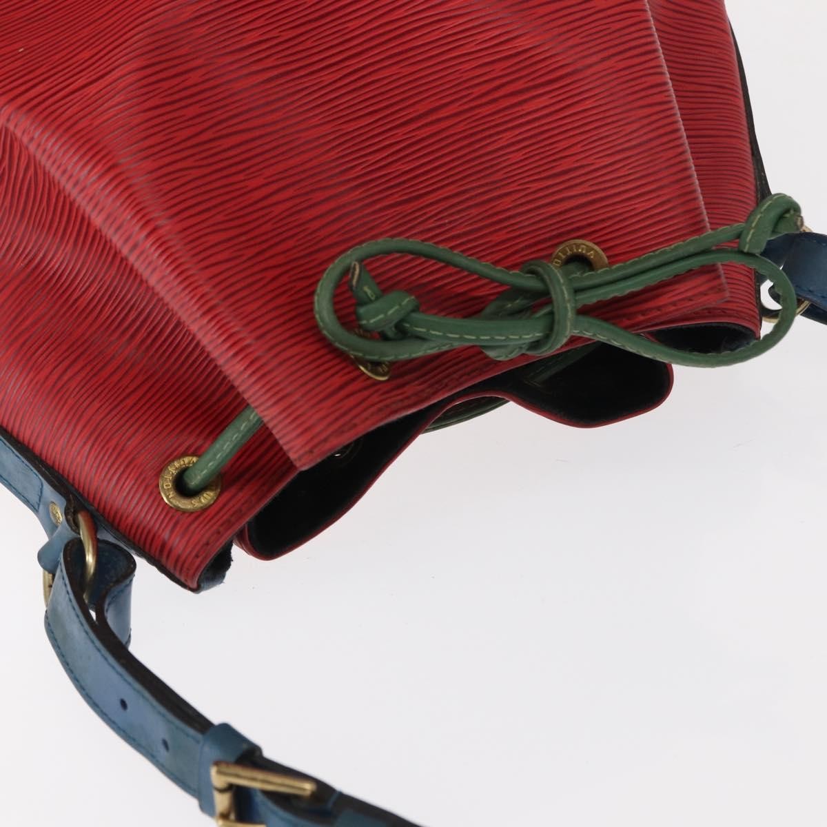 Louis Vuitton Tricolor Noe Epi Leather Red Leather Shoulder Bag Bag (Pre-Owned)