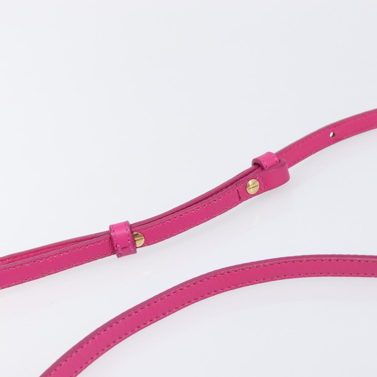 Celine Trio Leather Pink Leather Crossbody Bag Bag (Pre-Owned)