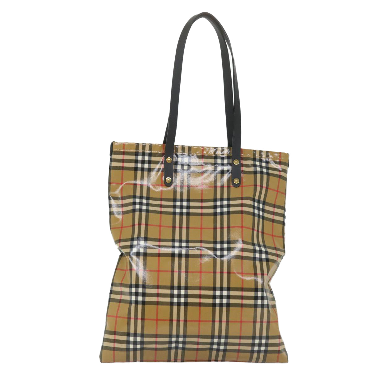 Burberry Beige Canvas Tote Bag (Pre-Owned)