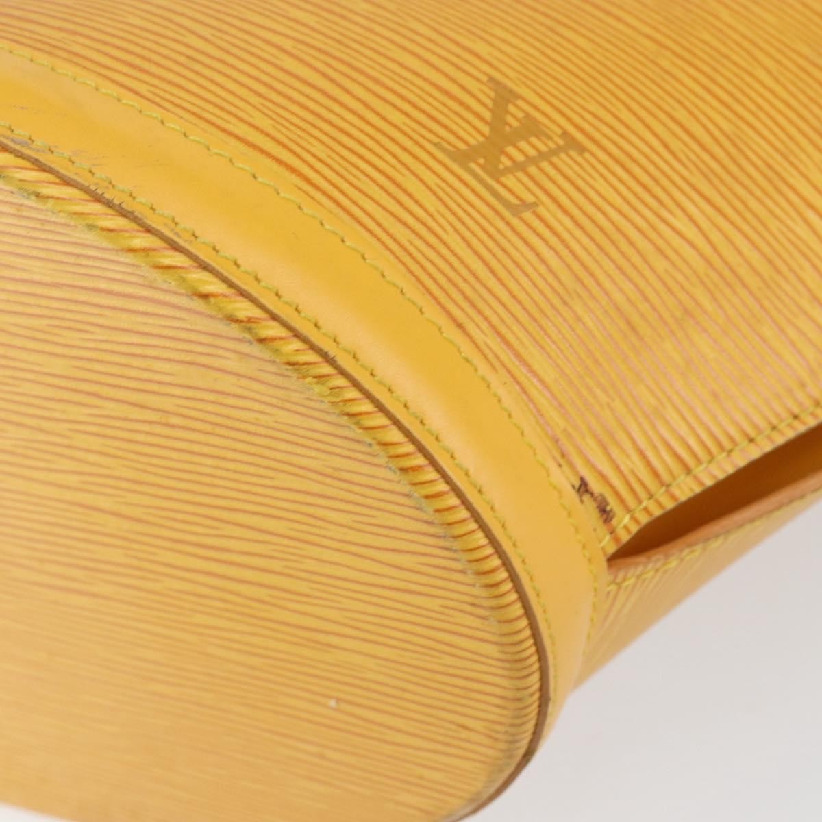 Louis Vuitton Saint Jacques Epi Leather Yellow Leather Handbag (Pre-Owned)