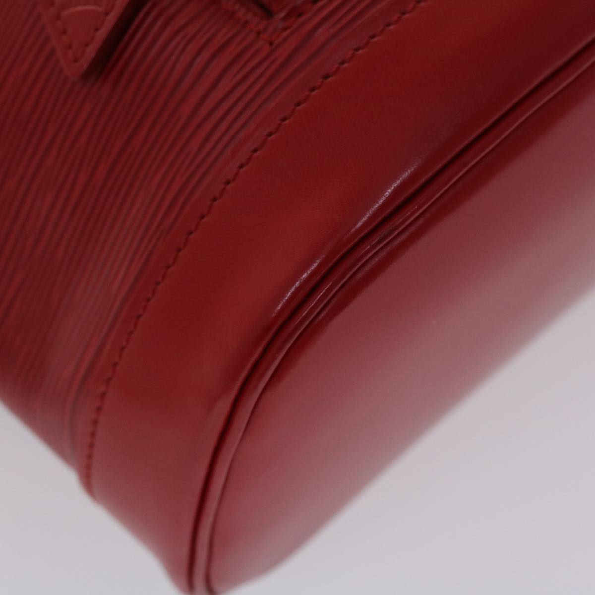 Louis Vuitton Montsouris Red Leather Backpack Bag (Pre-Owned)
