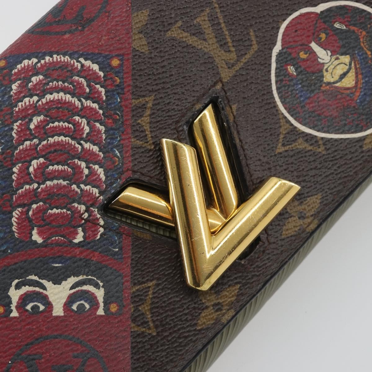 Louis Vuitton Twist Monogram Leather Multicolour Canvas Clutche & Pouche Bag (Pre-Owned)