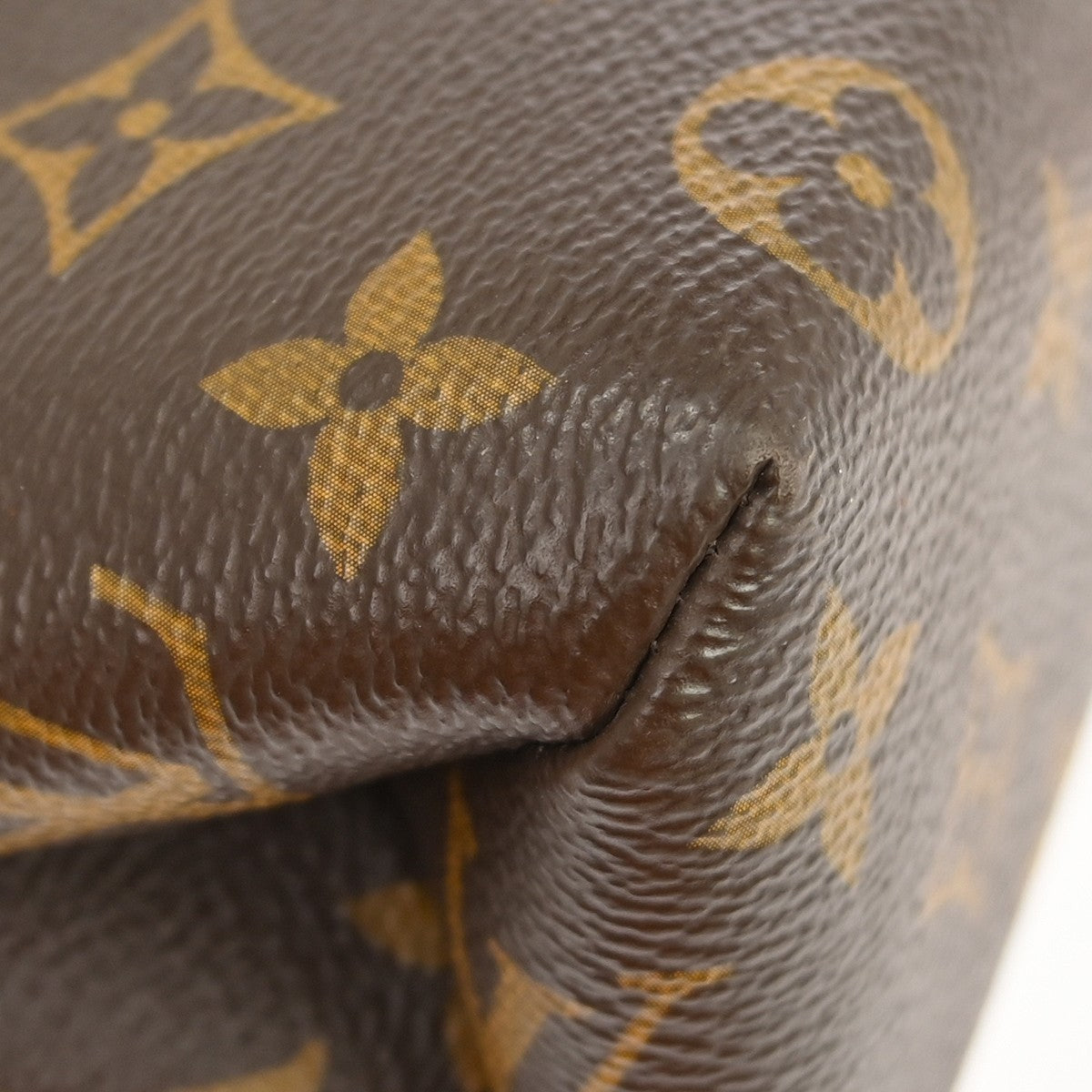 Louis Vuitton Locky Monogram Canvas With Leather Brown Canvas Handbag (Pre-Owned)