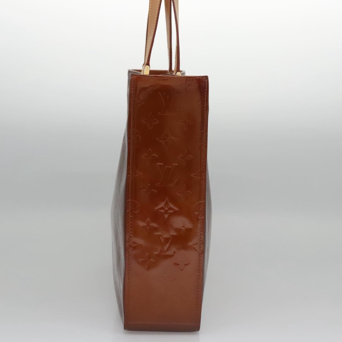 Louis Vuitton Columbus Brown Patent Leather Tote Bag (Pre-Owned)