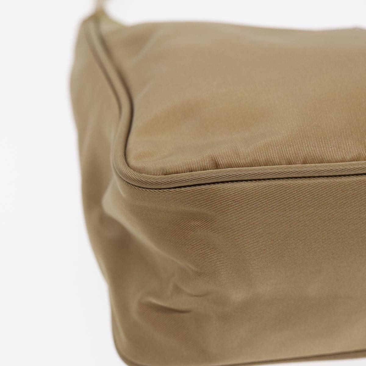 Prada Tessuto Beige Synthetic Handbag (Pre-Owned)