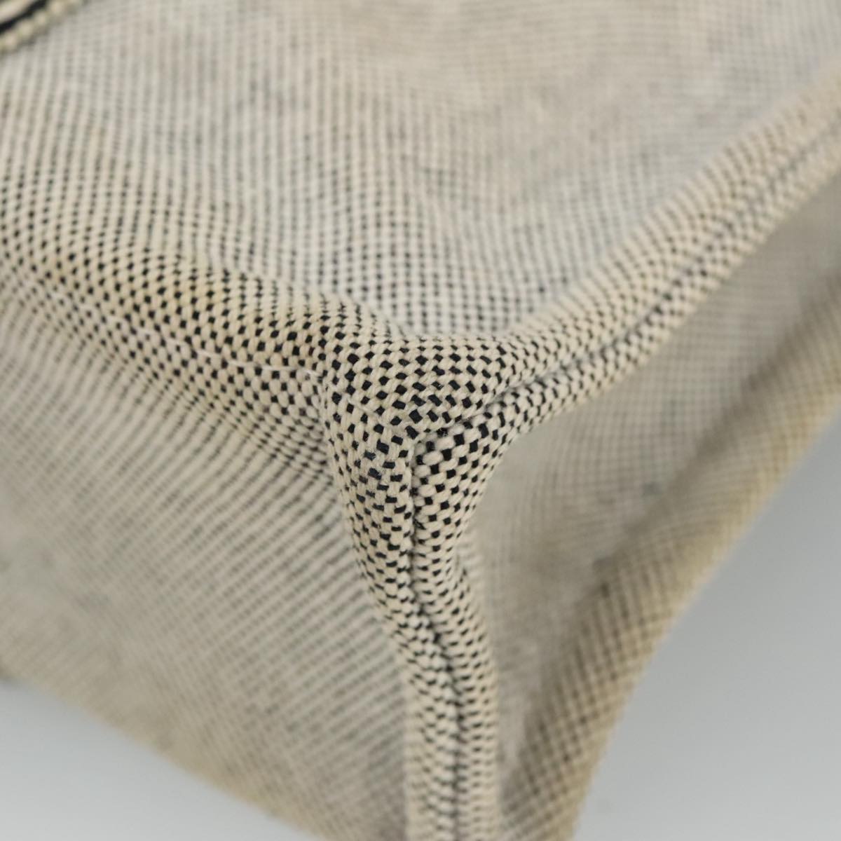 Hermès Fourre Tout Grey Canvas Tote Bag (Pre-Owned)