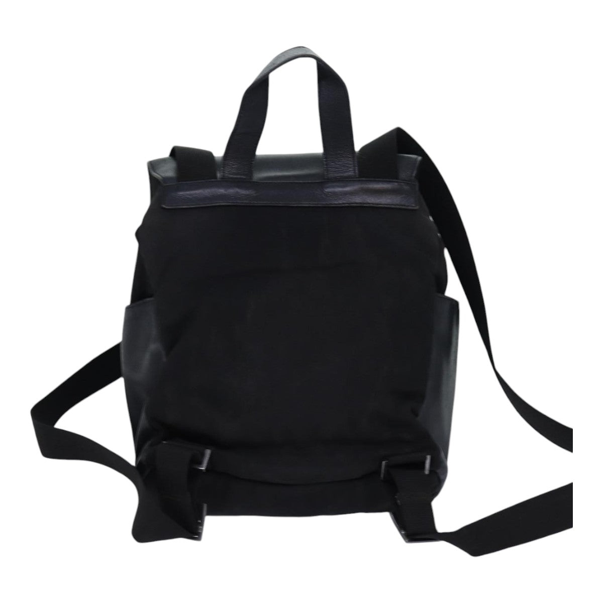 Gucci Black Synthetic Backpack Bag (Pre-Owned)