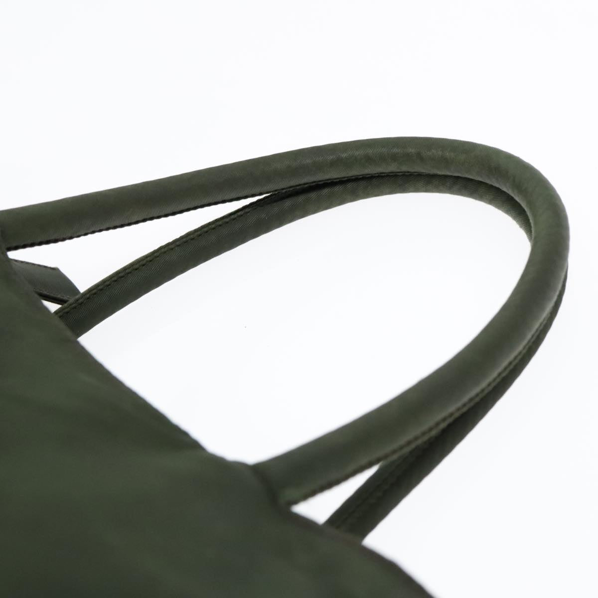 Prada Re-Nylon Green Synthetic Handbag (Pre-Owned)