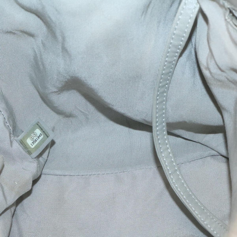 Chanel Navy Canvas Shoulder Bag (Pre-Owned)