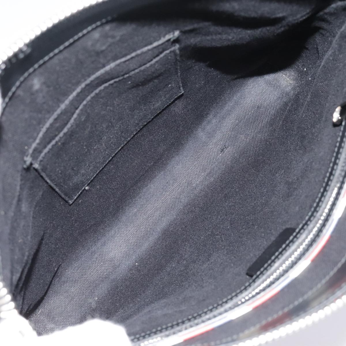 Gucci Jackie Black Canvas Shoulder Bag (Pre-Owned)