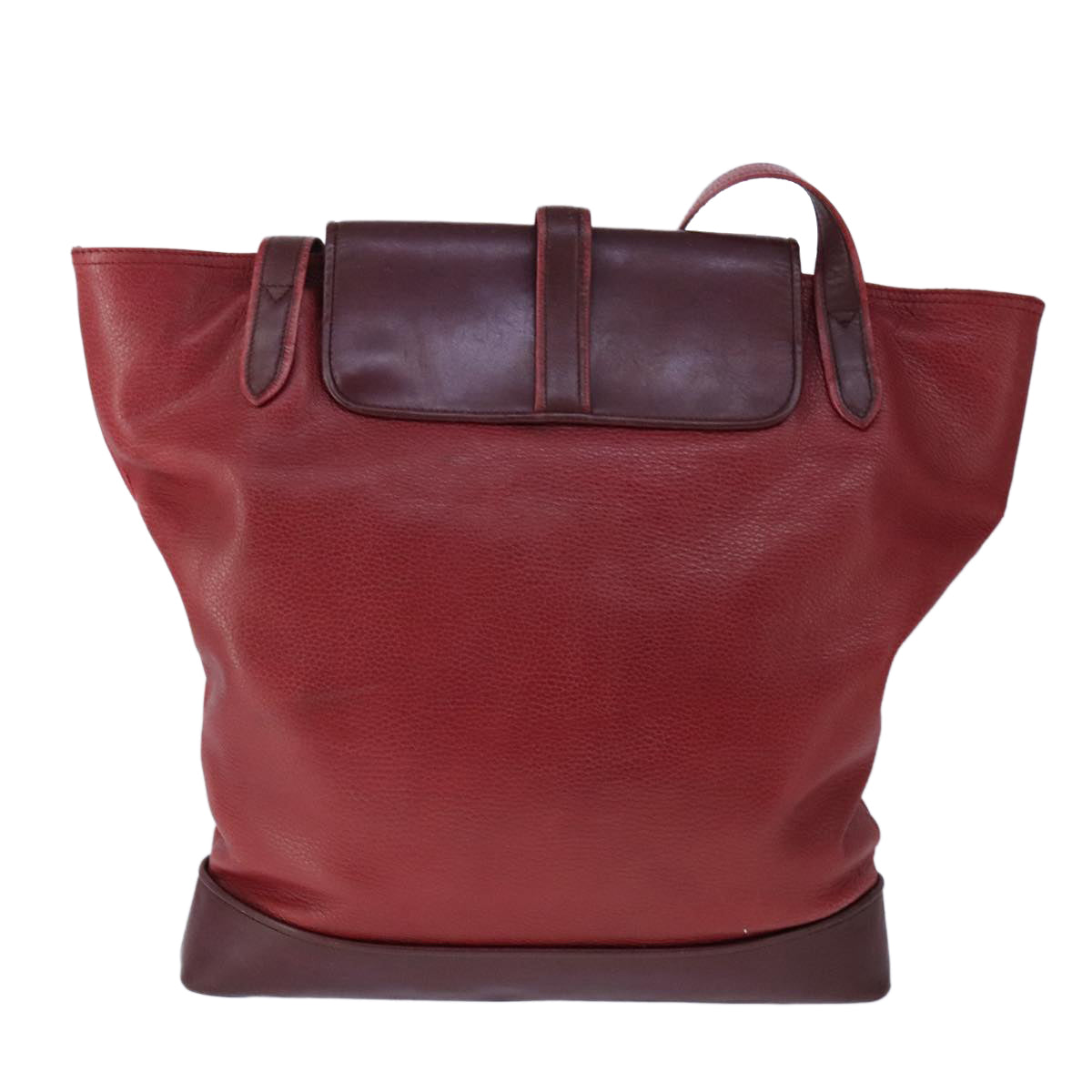 Cartier Must De Cartier Red Leather Tote Bag (Pre-Owned)
