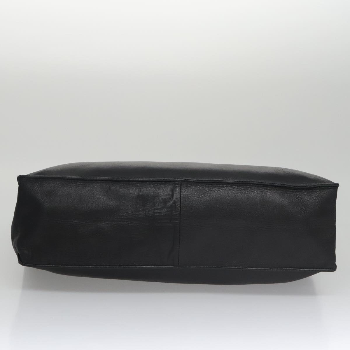 Chanel Cc Black Leather Tote Bag (Pre-Owned)