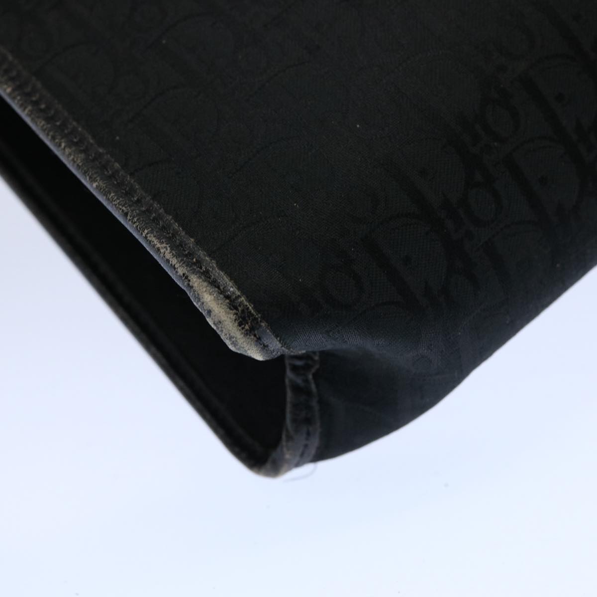 Dior Trotter Black Canvas Clutch Bag (Pre-Owned)