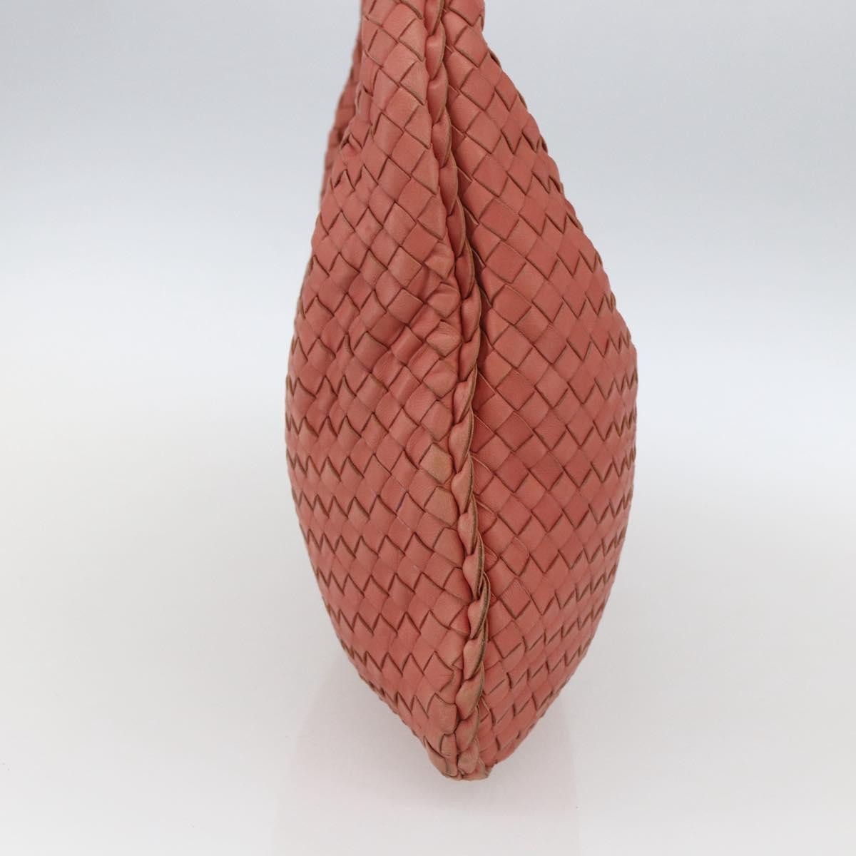 Bottega Veneta Veneta Hobo Intrecciato Nappa Pink Leather Shoulder Bag Bag (Pre-Owned)