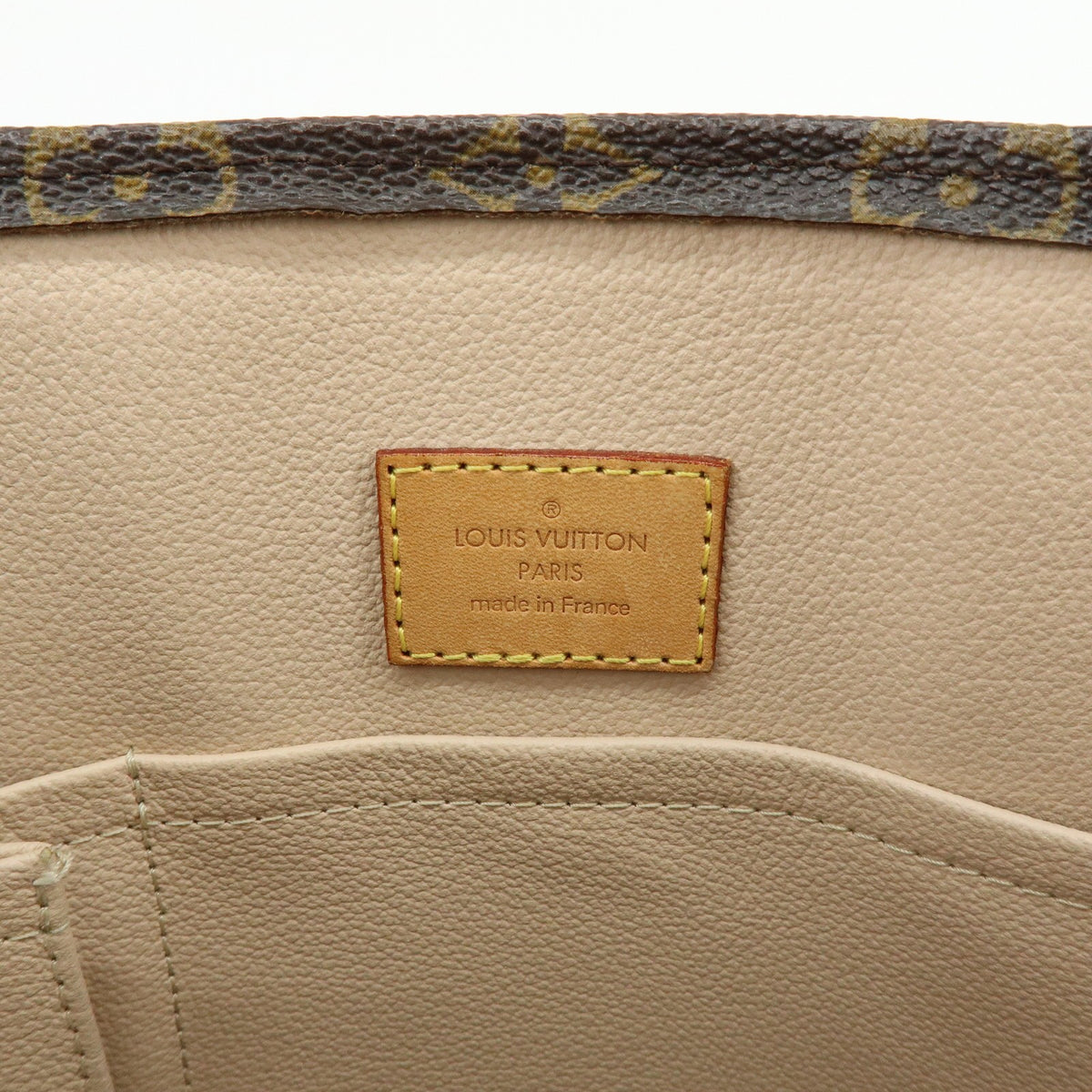 Louis Vuitton Vintage Sac Plat Monogram Canvas Brown Canvas Handbag (Pre-Owned)