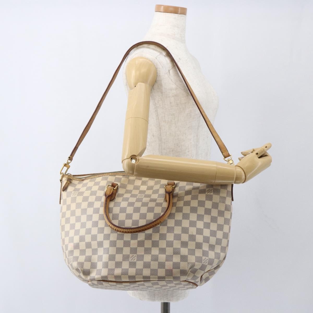 Louis Vuitton Riviera Damier Beige Canvas Handbag (Pre-Owned)