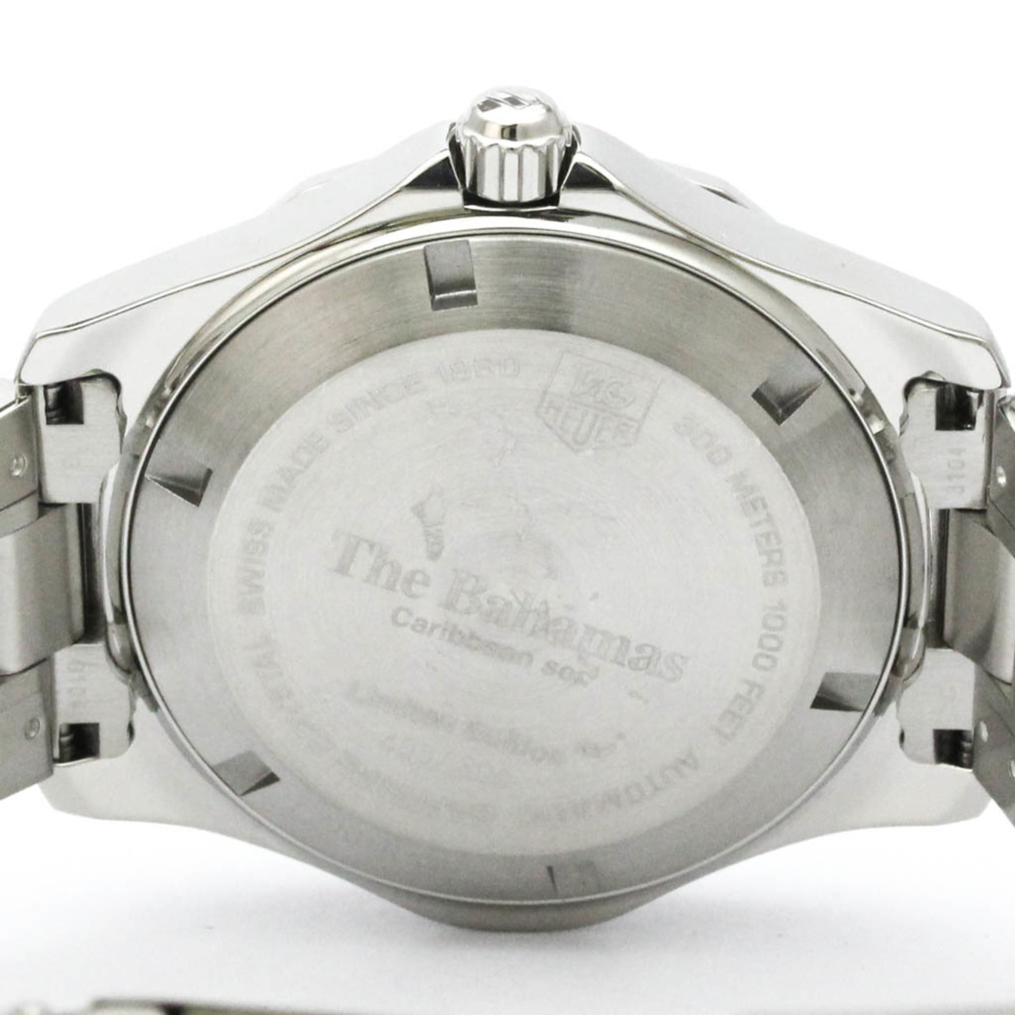 Tag Heuer Aquaracer Bahamas Caribbean Stainless Steel Watch (Pre-Owned)
