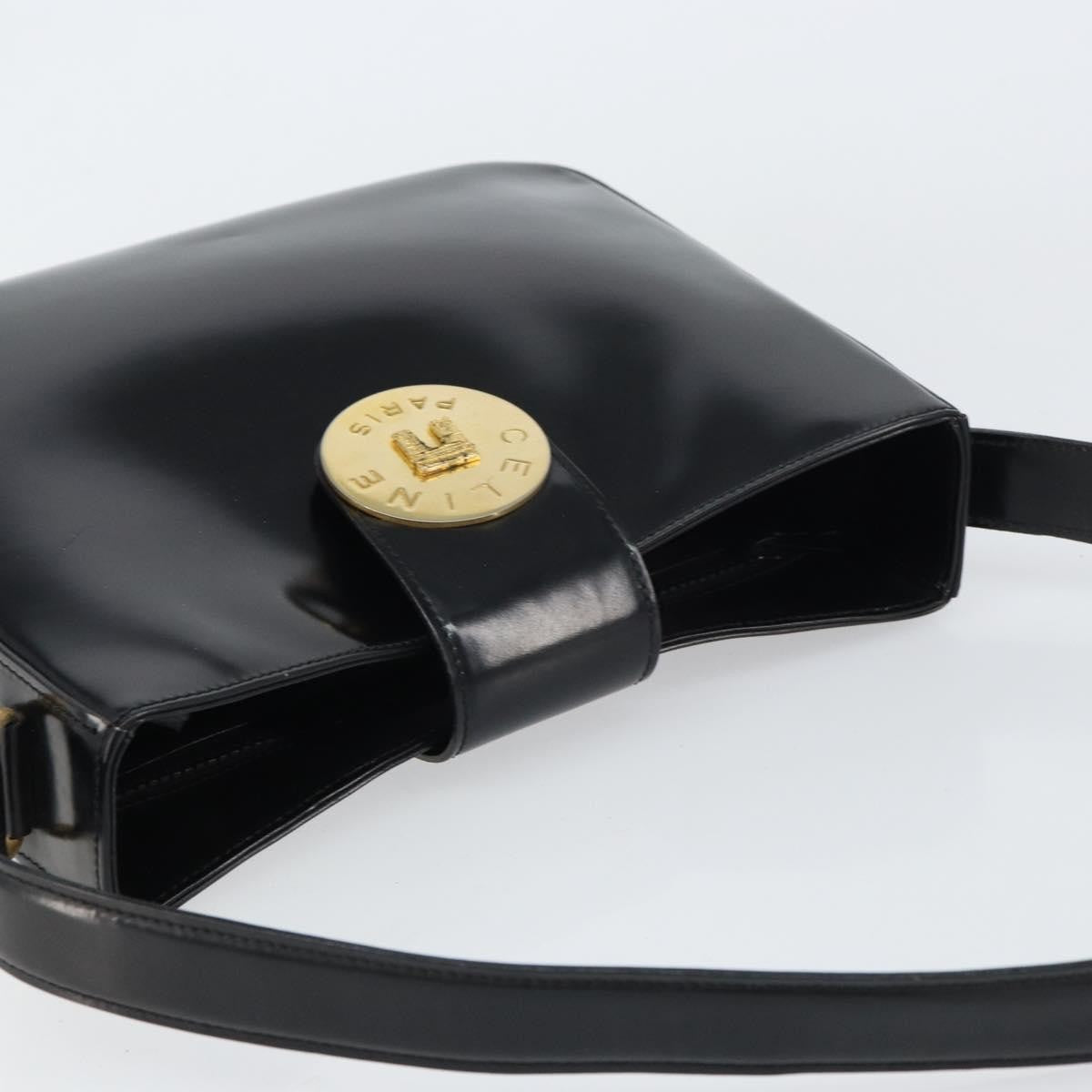Celine Handbag Patent Leather Black Patent_Leather Handbag (Pre-Owned)