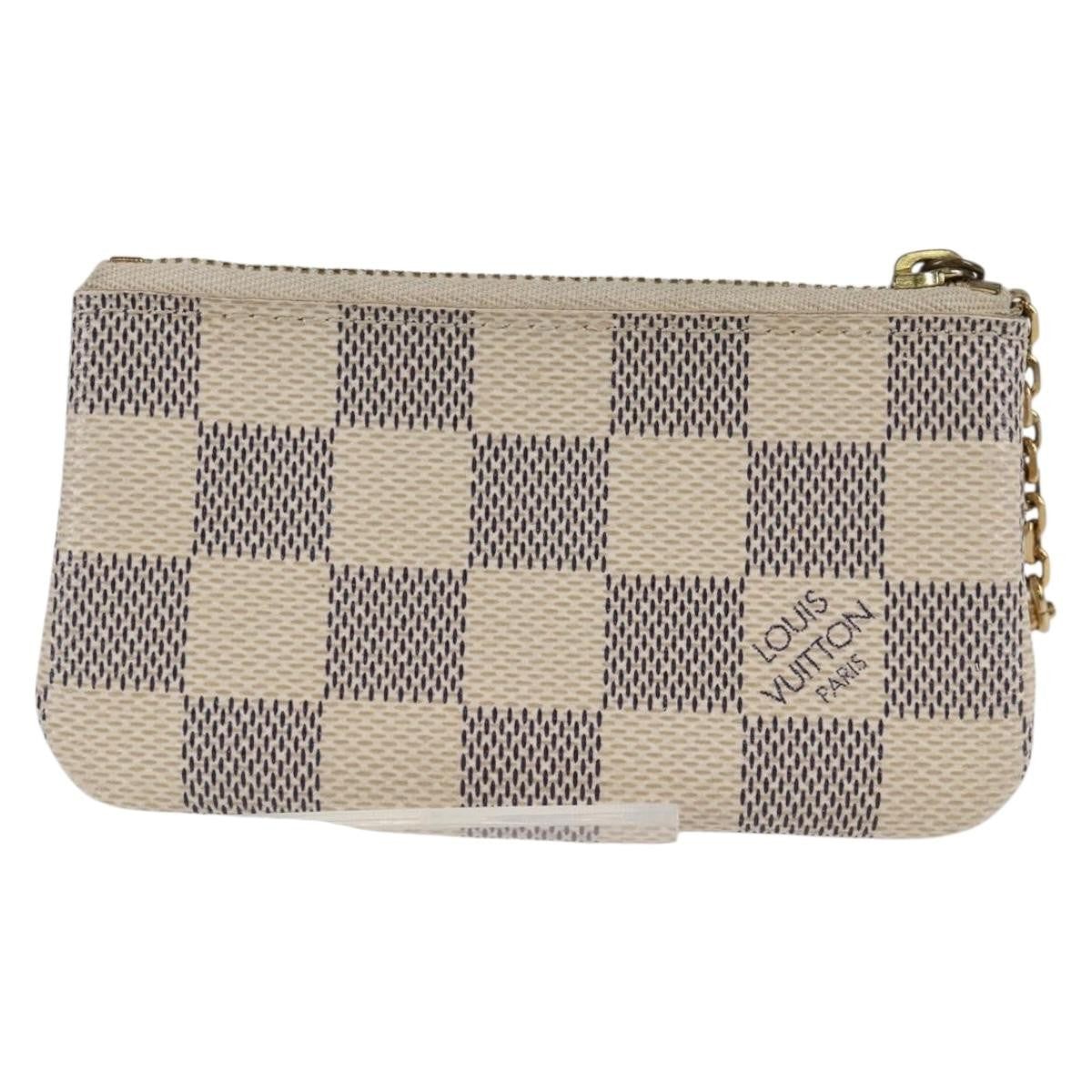 Louis Vuitton Pochette Clés Nm Canvas White Canvas Wallets Accessory (Pre-Owned)