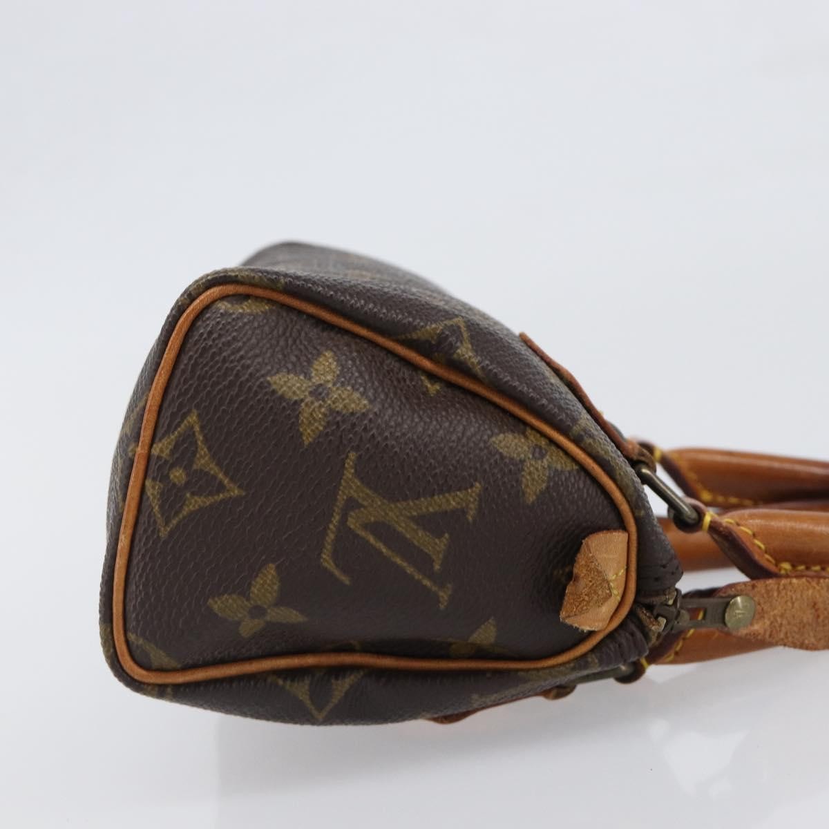 Louis Vuitton Speedy Mini Hl Monogram Canvas Brown Canvas Handbag (Pre-Owned)