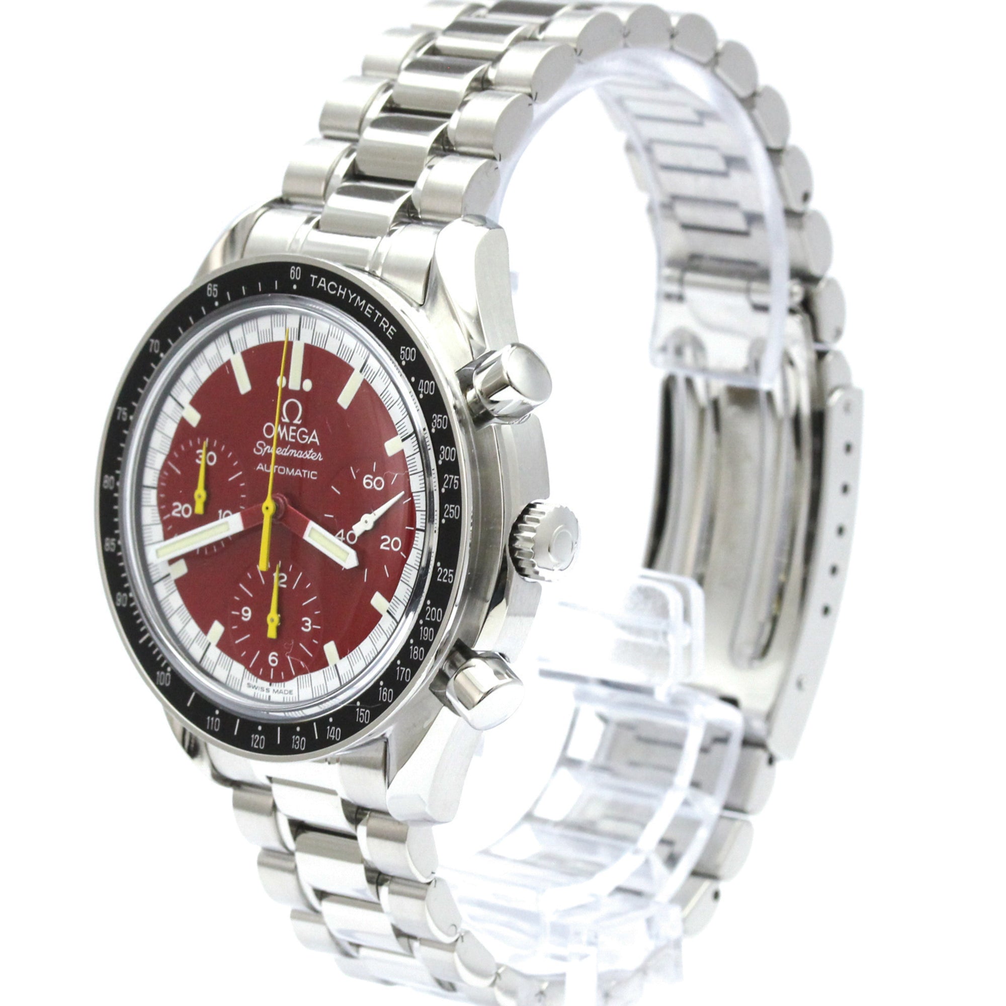 Omega Speedmaster Reduced Chronograph Automatic Stainless Steel Watch (Pre-Owned)