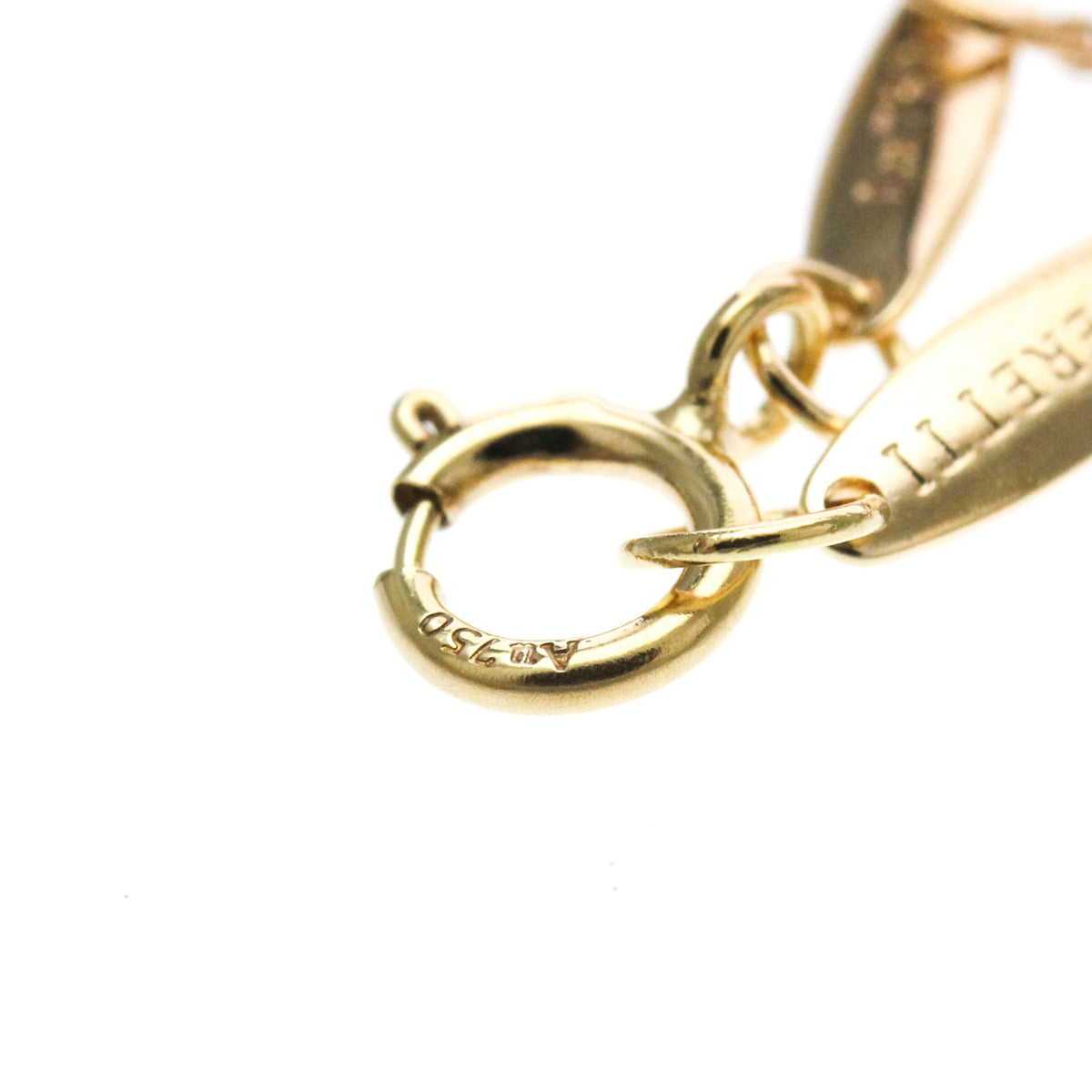 Tiffany & Co. Elsa Peretti Bean Pendant 18K Rose Gold Gold Pink_Gold Necklace Jewelry (Pre-Owned)