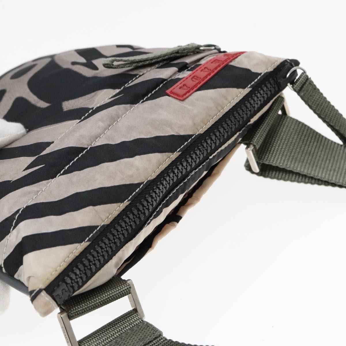 Prada Sports White Synthetic Shoulder Bag (Pre-Owned)