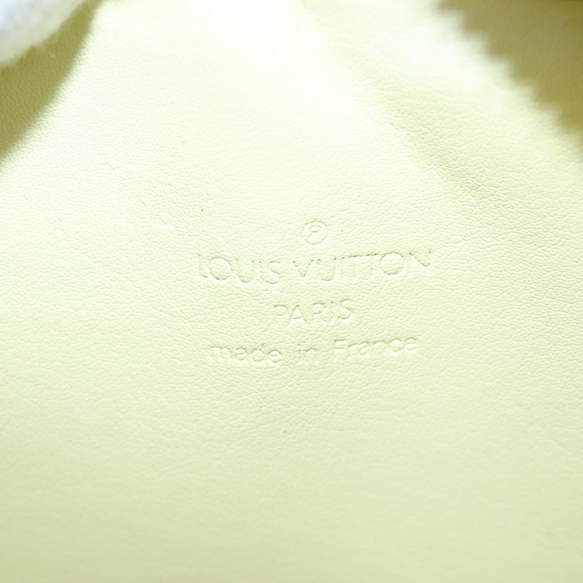 Louis Vuitton Wooster Yellow Patent Leather Shoulder Bag (Pre-Owned)