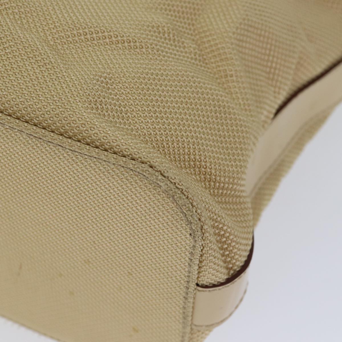 Céline Beige Canvas Shoulder Bag (Pre-Owned)