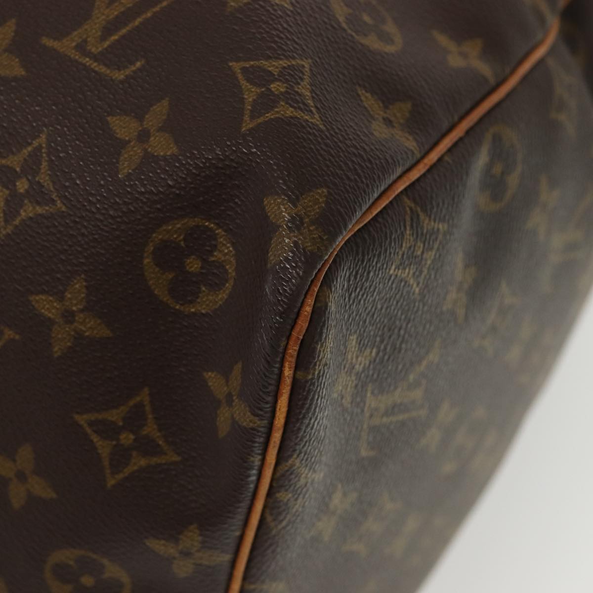 Louis Vuitton Keepall 60 Brown Canvas Travel Bag (Pre-Owned)