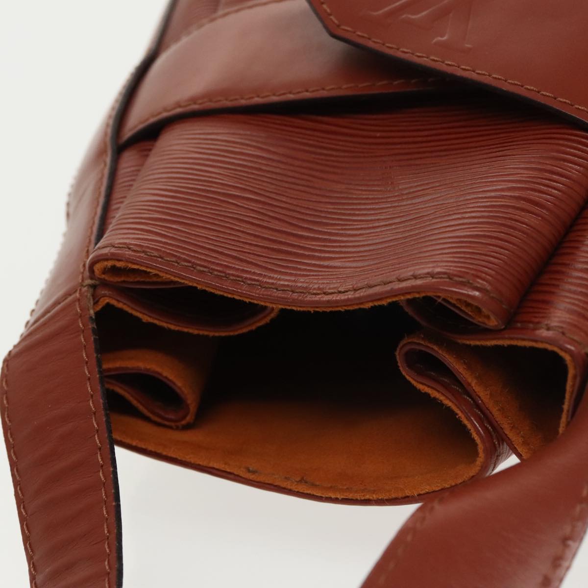 Louis Vuitton Sac D'épaule Brown Leather Shoulder Bag (Pre-Owned)