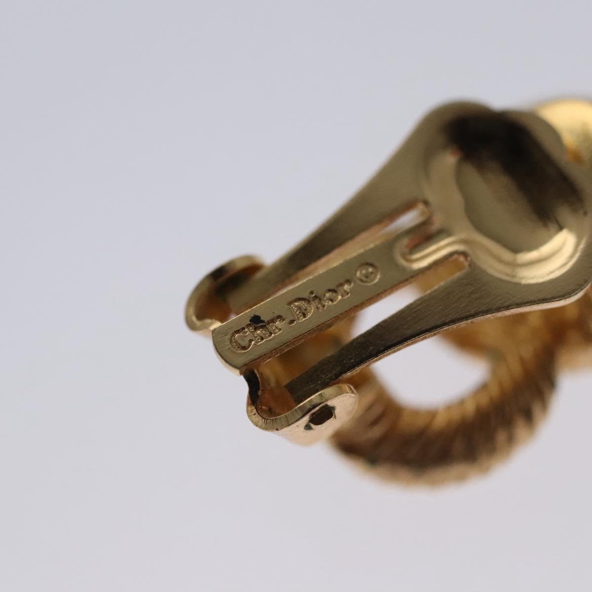Dior Gold Metal Earring Jewelry (Pre-Owned)