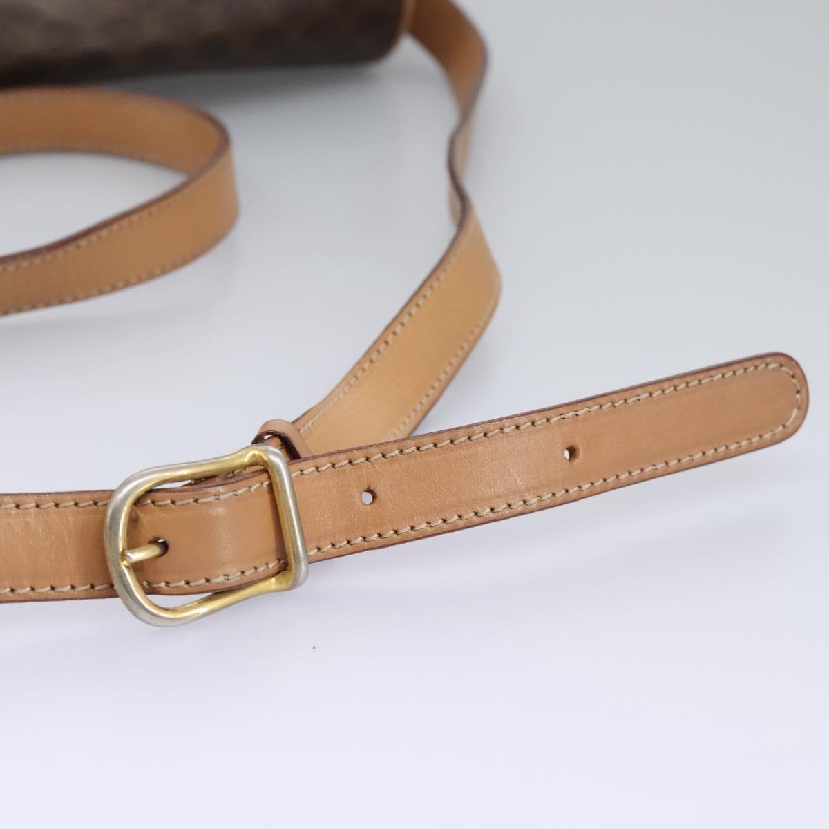 Céline Macadam Brown Canvas Shoulder Bag (Pre-Owned)