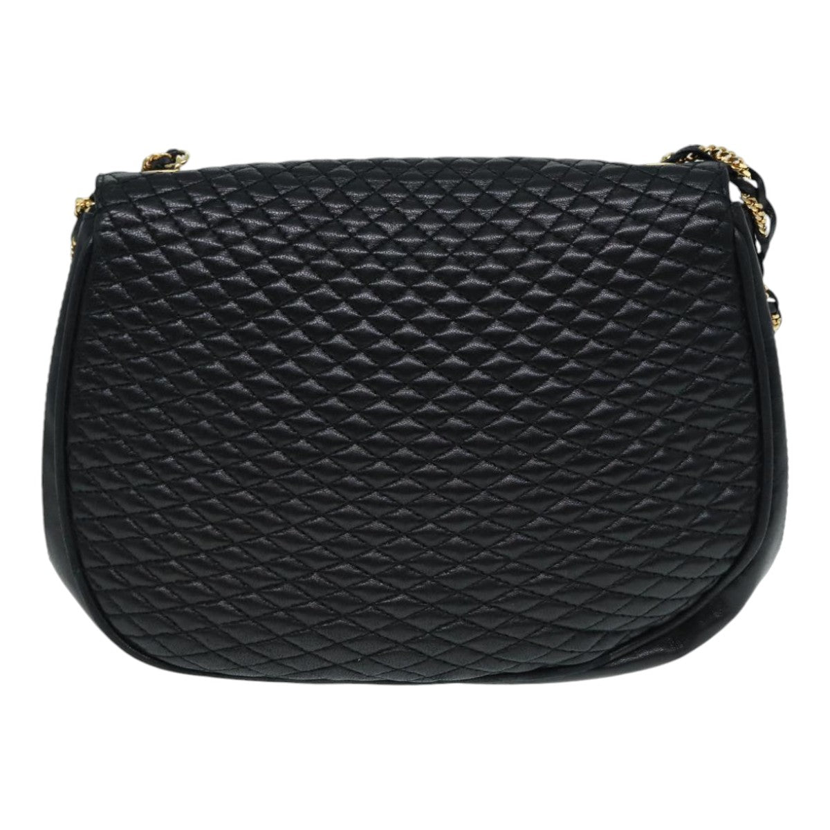 Bally Black Leather Shoulder Bag (Pre-Owned)