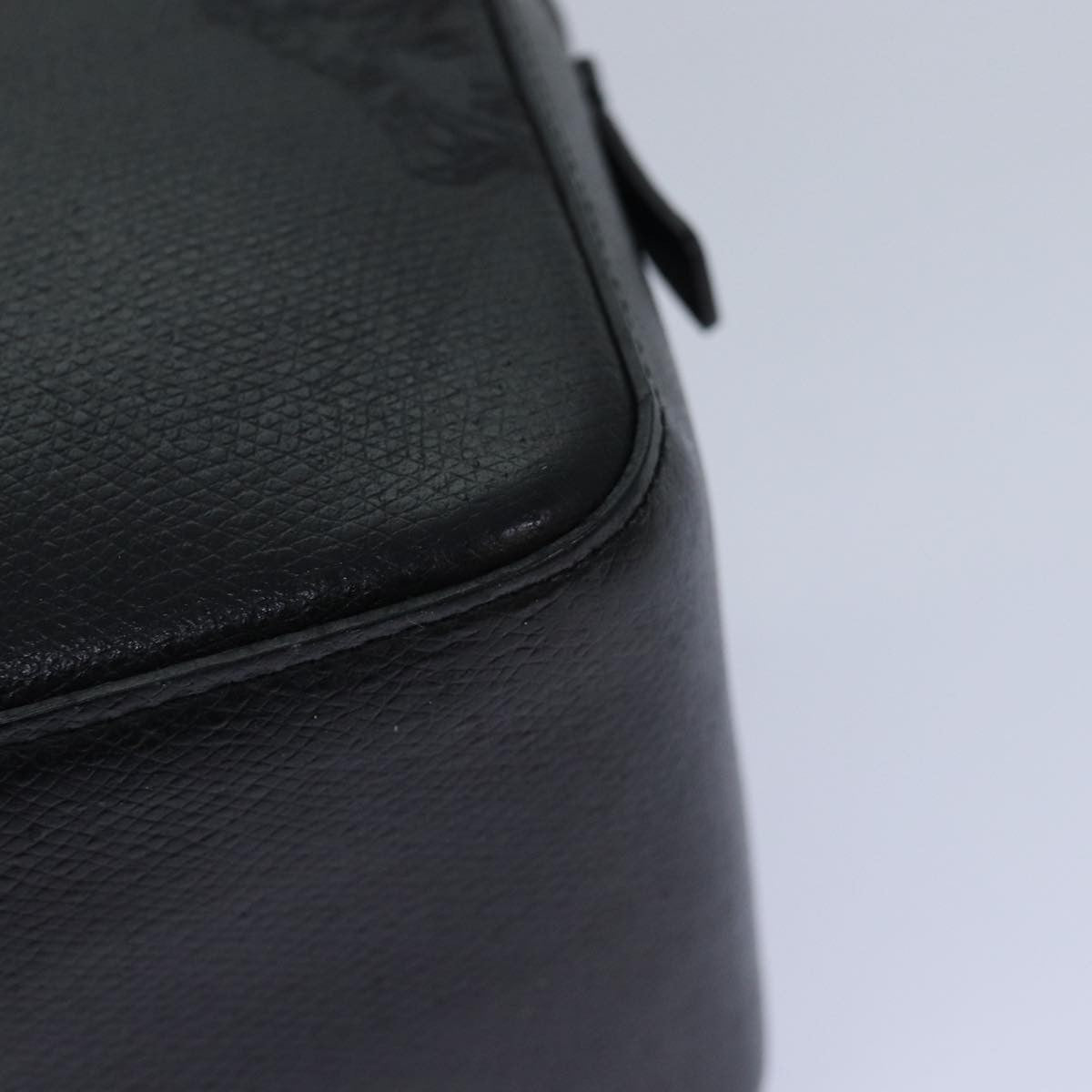 Versace Vintage Clutch Leather Black Leather Clutche & Pouche Bag (Pre-Owned)
