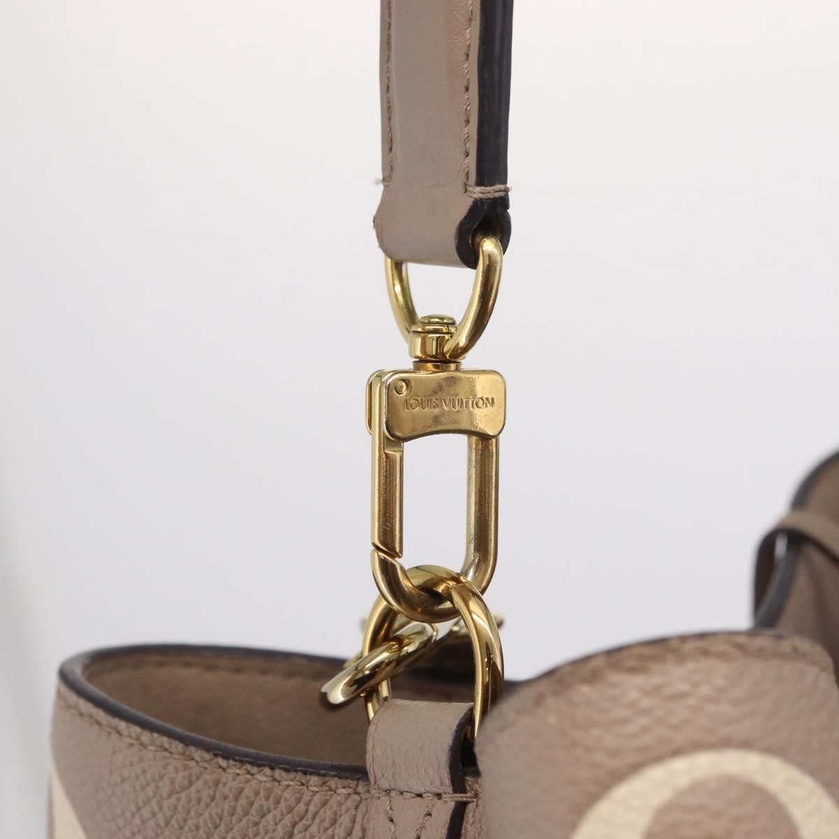 Louis Vuitton Neo Noe By The Pool Monogram Raffia Beige Leather Handbag (Pre-Owned)