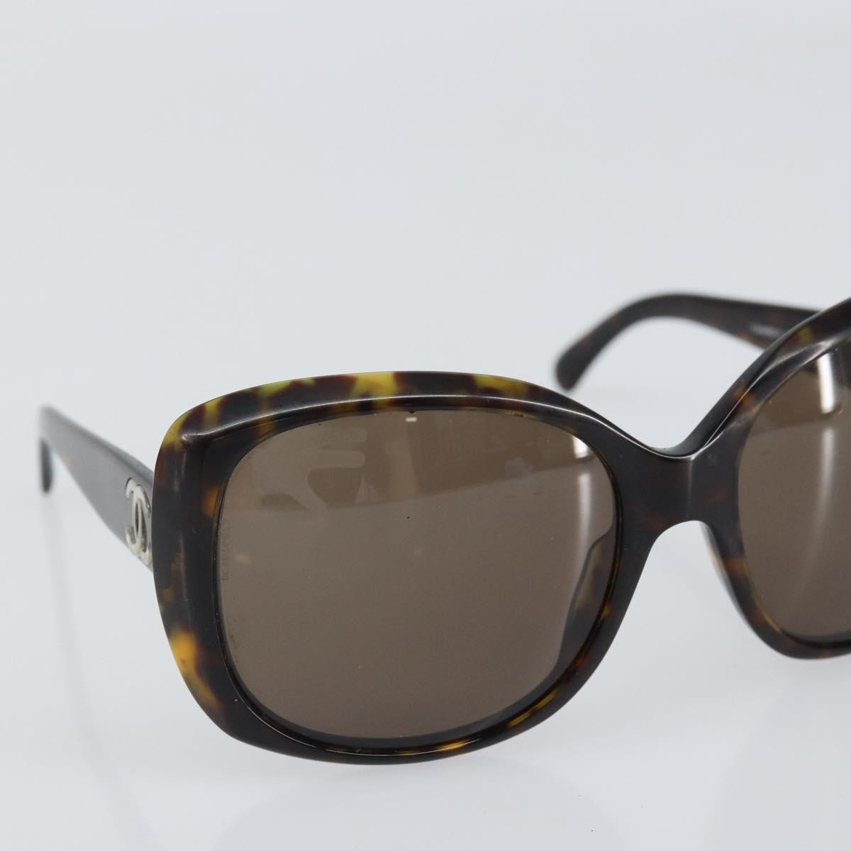 Chanel Chanel Logo Sunglasses Eye Wear Plastic Black Plastic Sunglasse Accessory (Pre-Owned)