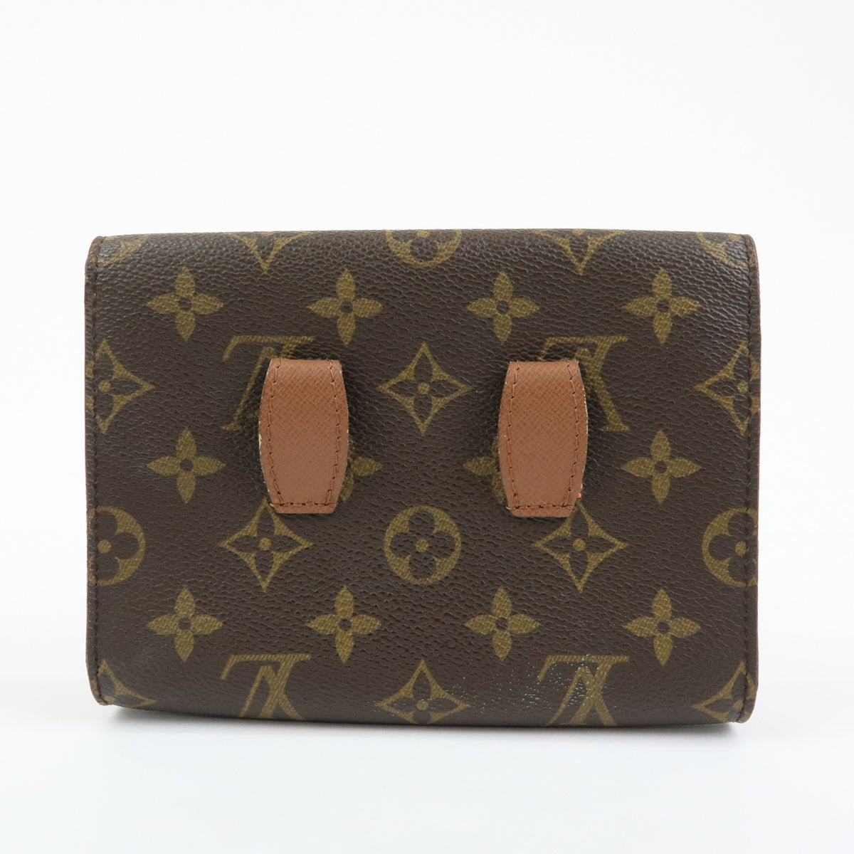Louis Vuitton Pochette Arche Waist Monogram Canvas Brown Canvas Handbag (Pre-Owned)