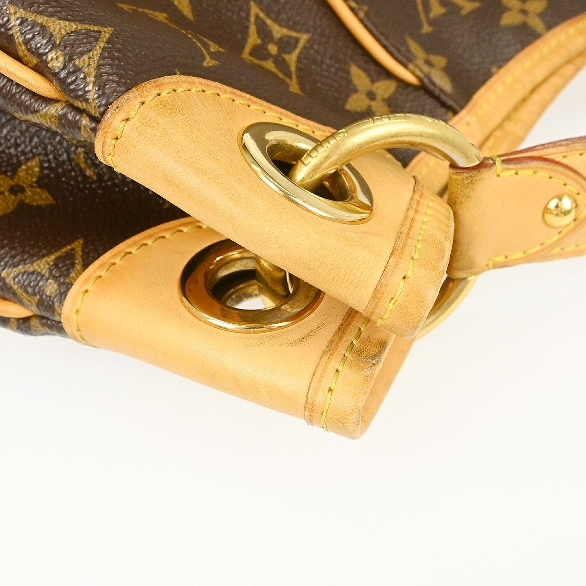 Louis Vuitton Galliera Monogram Canvas Brown Canvas Handbag (Pre-Owned)