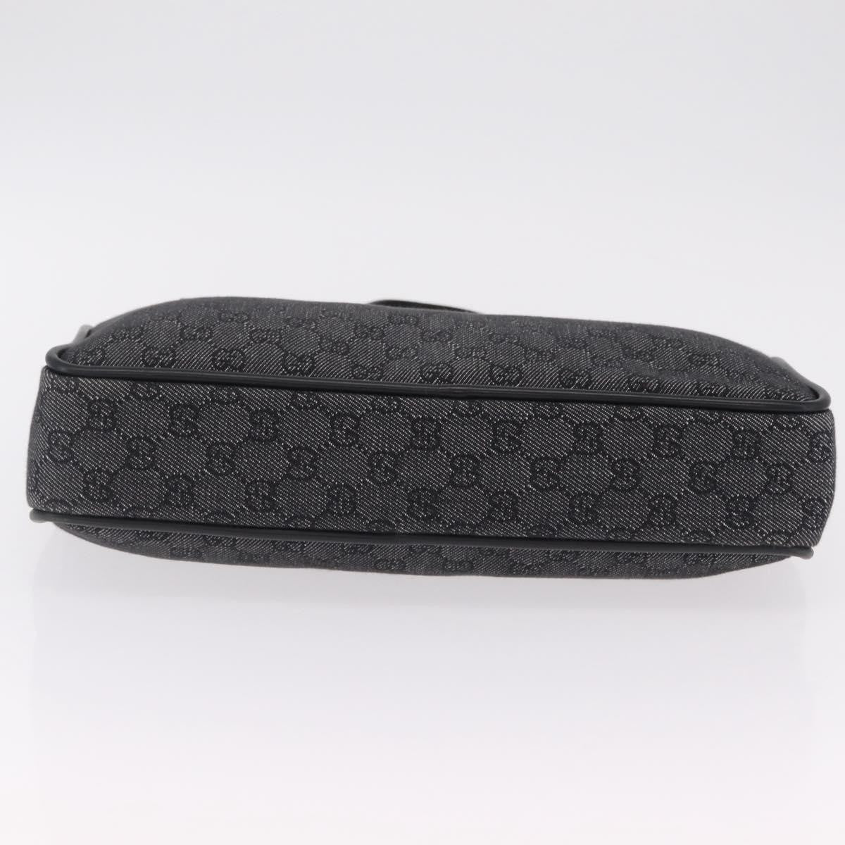 Gucci Gg Canvas Canvas Black Canvas Tote Bag Bag (Pre-Owned)