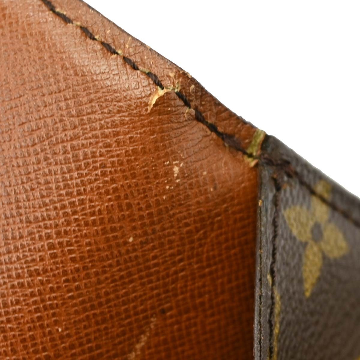 Louis Vuitton Saint Cloud Monogram Canvas Brown Canvas Handbag (Pre-Owned)