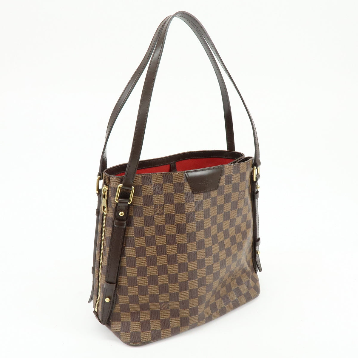 Louis Vuitton Cabas Rivington Damier Brown Canvas Tote Bag Bag (Pre-Owned)