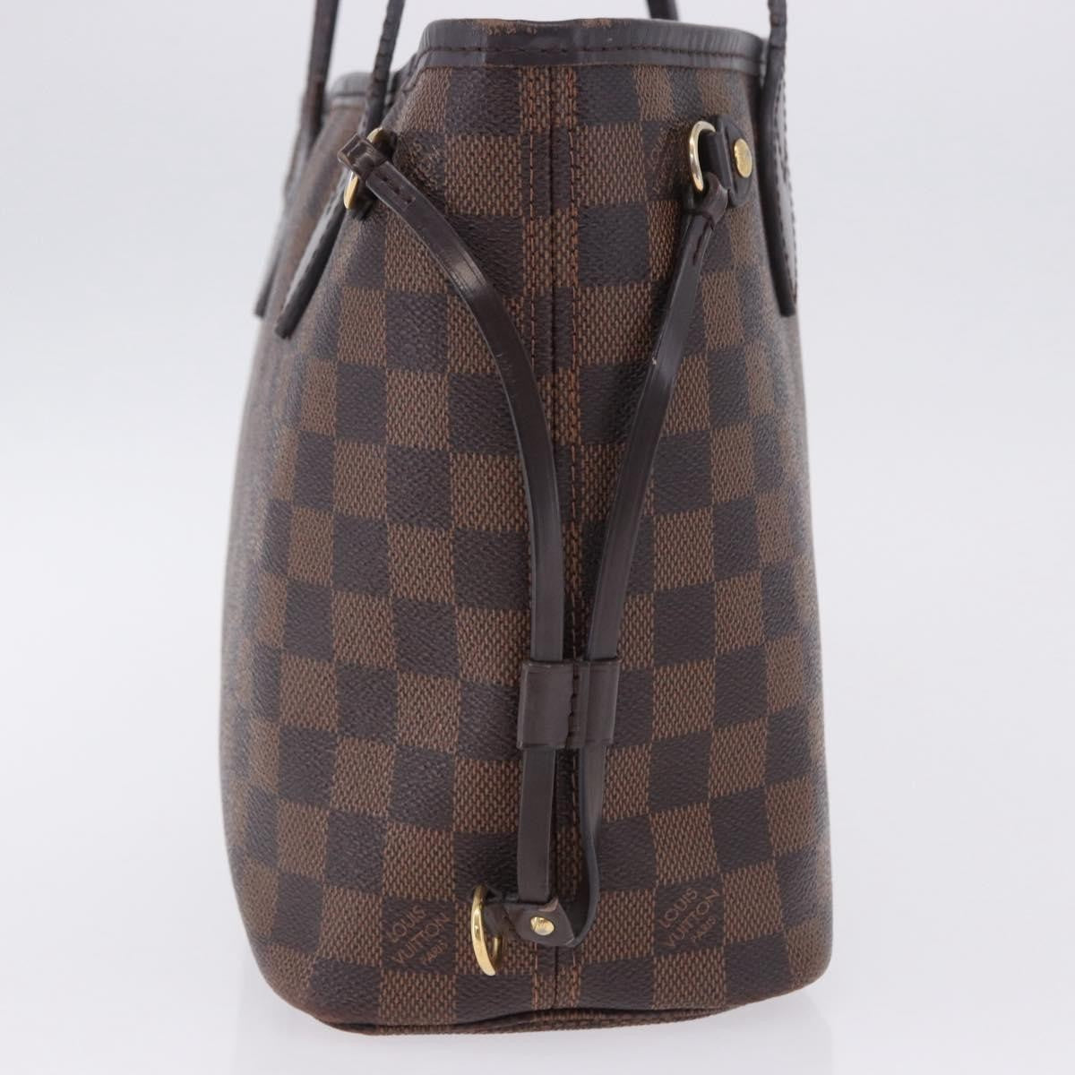 Louis Vuitton Neverfull Damier Brown Canvas Tote Bag Bag (Pre-Owned)