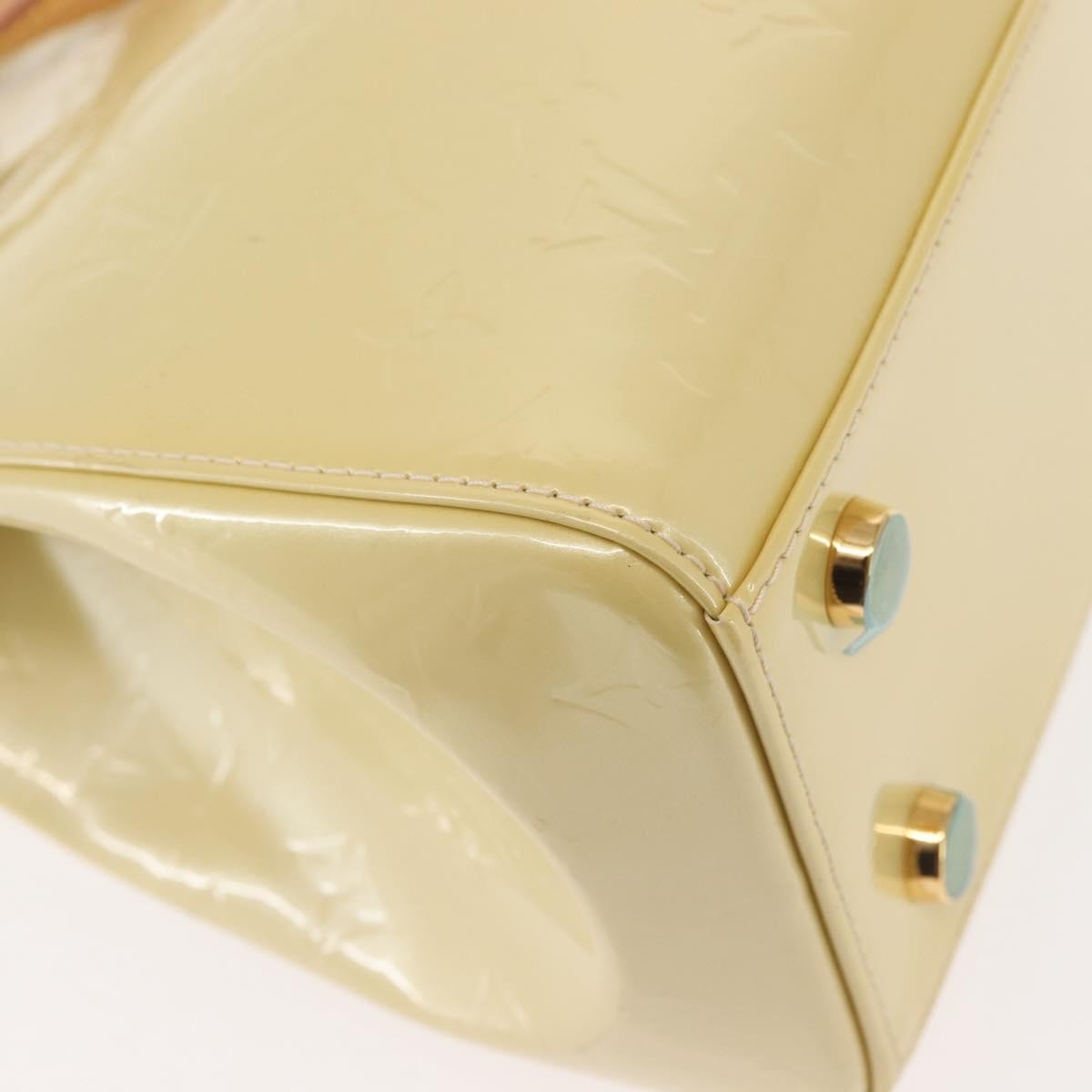 Louis Vuitton Brea Monogram Vernis Beige Patent_Leather Bag (Pre-Owned)