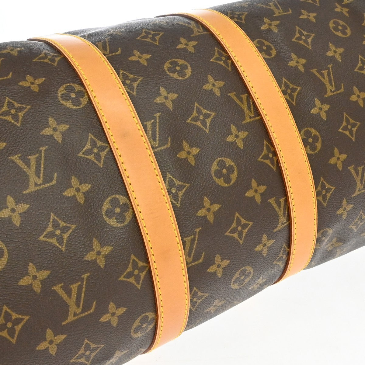 Louis Vuitton Keepall Monogram Canvas Brown Canvas Travel Bag Bag (Pre-Owned)