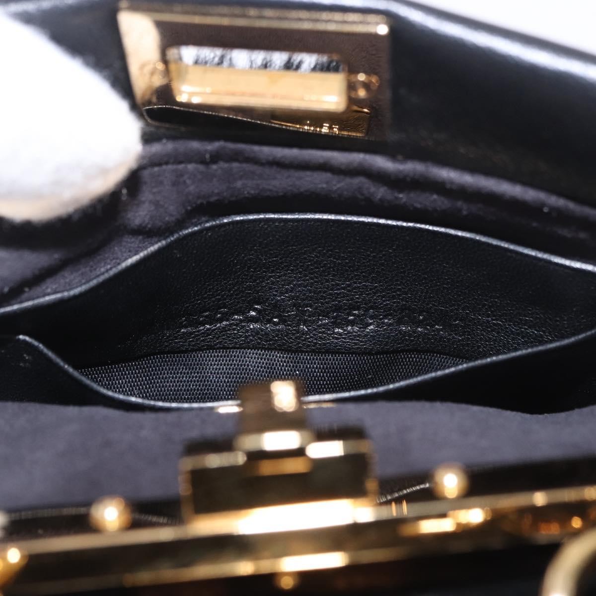 Fendi Peekaboo Fur Black Fur Handbag (Pre-Owned)