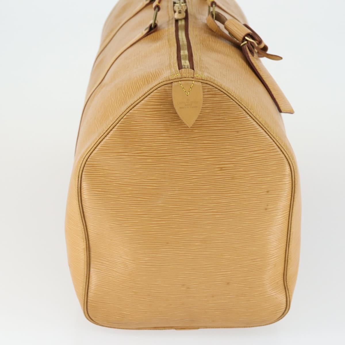 Louis Vuitton Keepall Epi Leather Beige Leather Travel Bag Bag (Pre-Owned)
