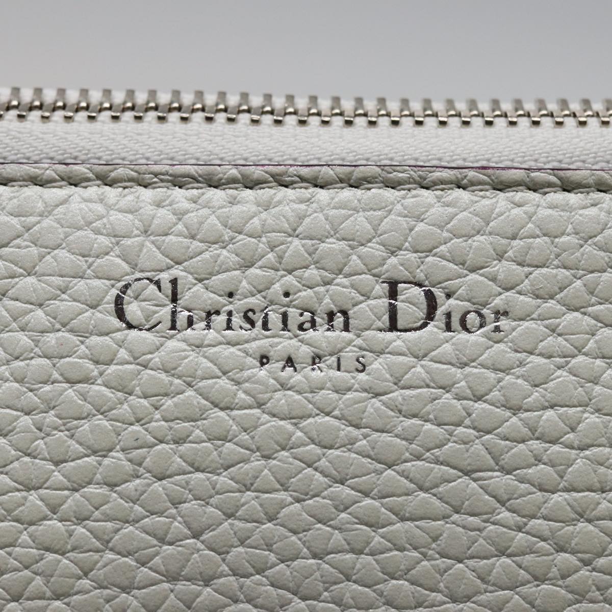 Dior Diorissimo White Leather Handbag (Pre-Owned)
